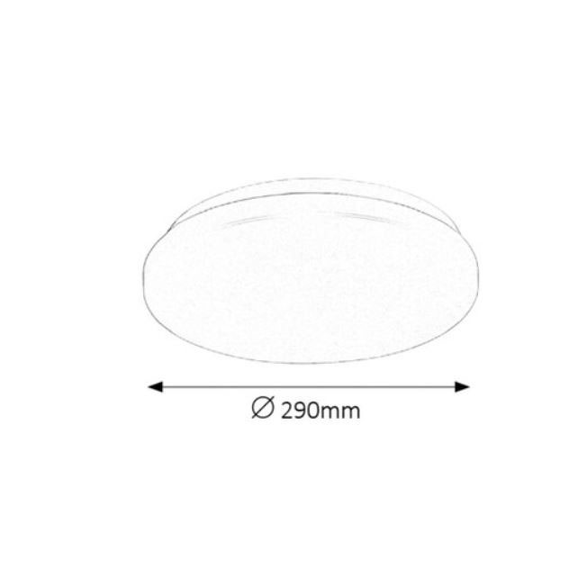 PLAFONJERA LED RABALUX ROB KRUG 2284 20W 1400lm 4000K FI290 IP20